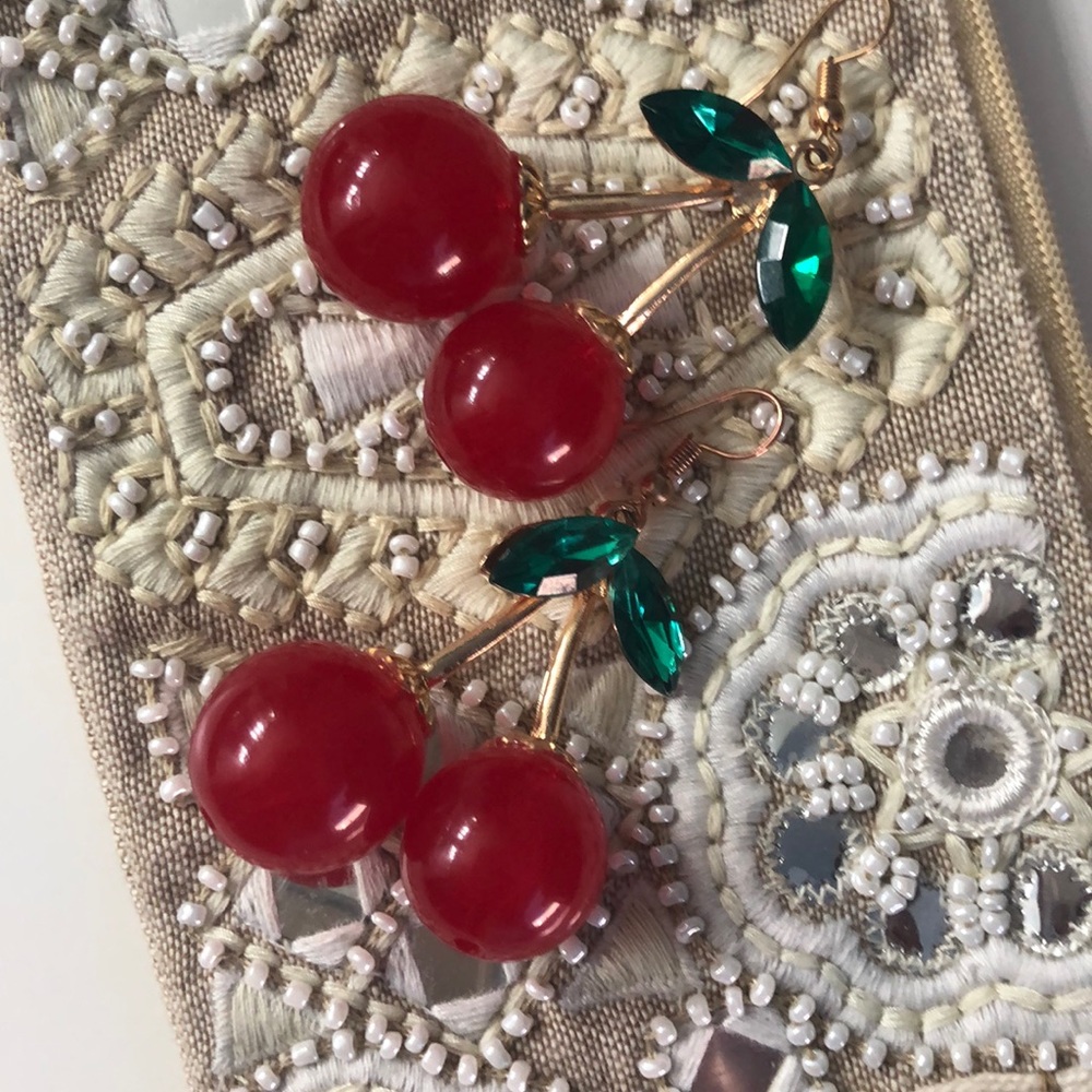 Cherry earrings